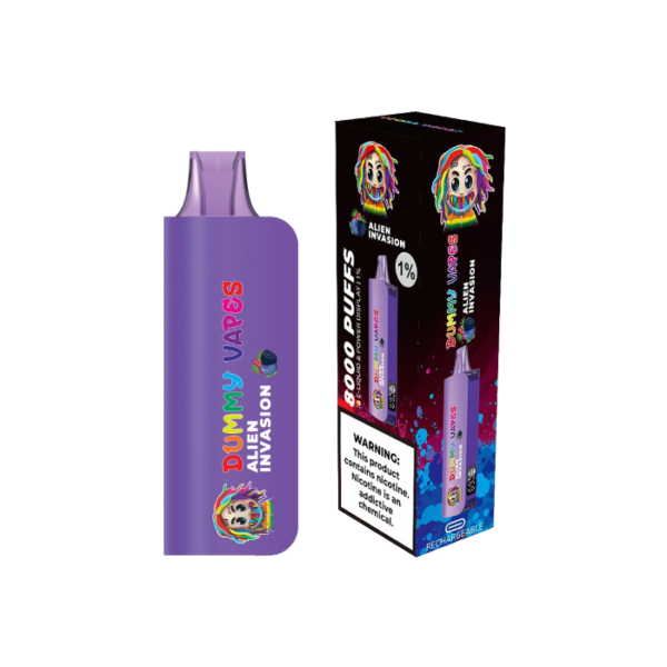 Dummy Vapes 1% Nicotine - Alien Invasion