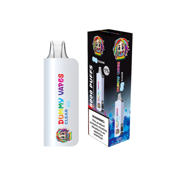 Dummy Vapes 1% Nicotine - Clear