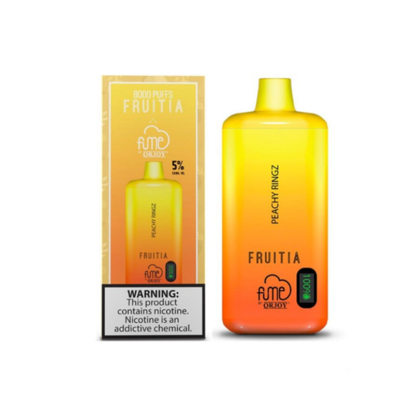 Peachy Ringz - Fume Fruitia 8000 Disposable Vape