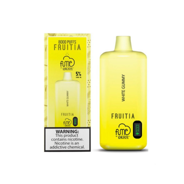 White Gummy - Fume Fruitia 8000 Disposable Device