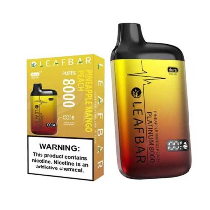 Leafbar Platinum 8000 - Pineapple Mango Peach