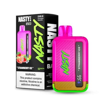 Nasty Bar DX8.5i Disposable Vape - Strawberry Ice